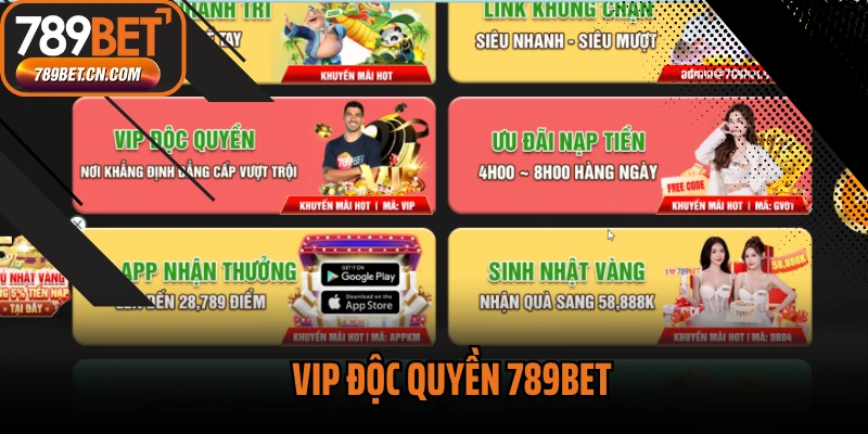 VIP Độc Quyền 789BET - Chương Trình Tri Ân Hội Viên Ưu Tú